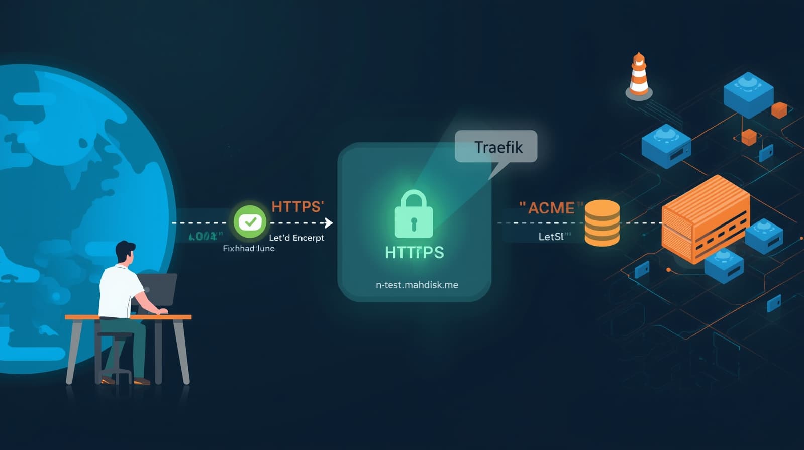 How I Put n8n Behind Traefik with Automatic HTTPS: A Real-World Traefik + n8n Setup
